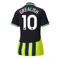 Billiga Manchester City Jack Grealish #10 Borta fotbollskläder Dam 2024-25 Kortärmad